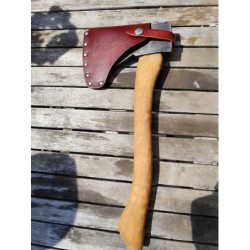 SPRZEDANA Średnia siekiera szwedzka Hults Bruk 38cm Toporek sprzed 1988 z pokrowcem ochronnym