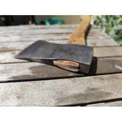 SPRZEDANA Średnia siekiera szwedzka Hults Bruk 38cm Toporek sprzed 1988 z pokrowcem ochronnym