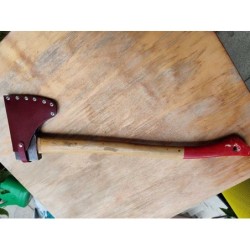 Piękna siekiera szwedzka Hults Bruk 0,7kg na trzonku 56cm z pokrowcem ochronnym
