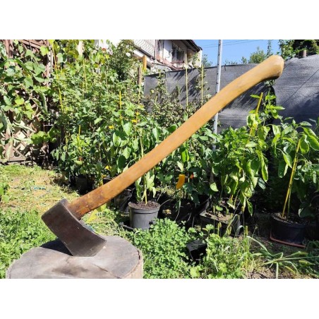Stara świetnie zachowana duża siekiera szwedzka do lasu URAFORS 2kg trzonek 76cm