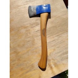 Mała siekierka szwedzka Hult Bruks 0,6kg na trzonku Smedsberga 39cm skórzana cholewa
