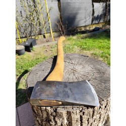 Stara siekiera szwedzka Trzy Korony Kölefors Bruk z 1942 roku 1kg 65cm wojskowa